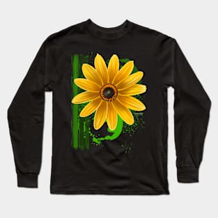 Spring Black Eyed Susan Long Sleeve T-Shirt